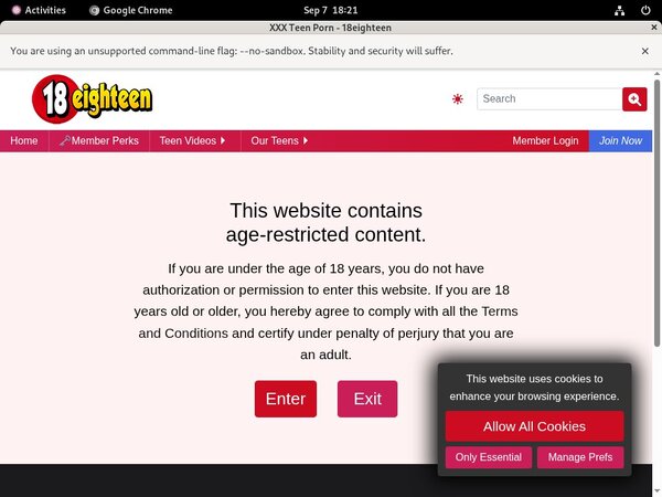 18eighteen Register Free