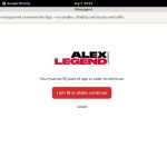Alex Legend Discount Promo