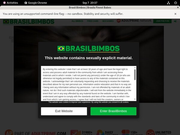 Bimbos Brasil Login Codes