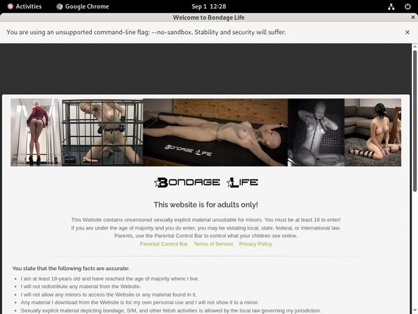 Bondage Life Membership Account