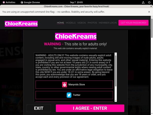 Chloekreams Sofort Zugang