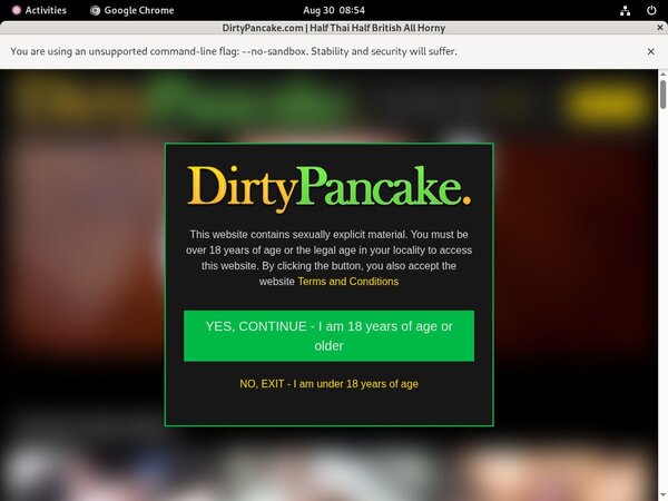 Dirty Pancake Fetish