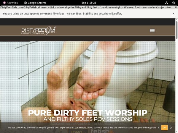Dirtyfeetgirls.com Login Passwords