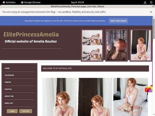 ElitePrincesAmelia Porn Accounts