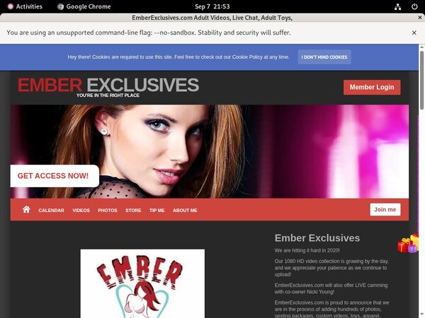 Emberexclusives.modelcentro.com Fetish