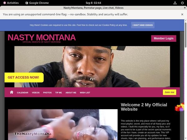 Free Account Of NastyMontana