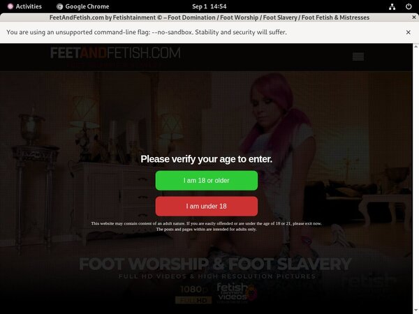 Free Feetandfetish Day Trial