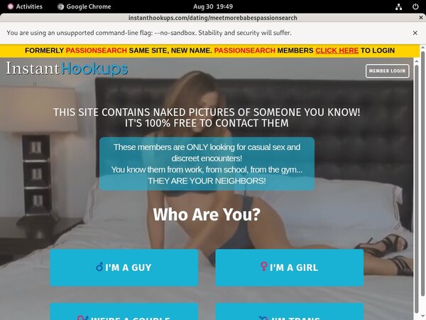 Free Instanthookups.com Trial Membership