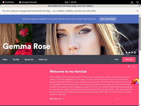 GemmaRose42 Sign Up Again