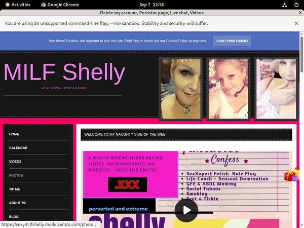 Get Sexymilfshelly.modelcentro.com Trial Membership