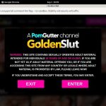 Golden Slut Login Information