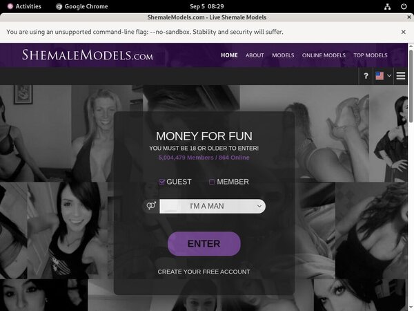 How To Get Free Shemalemodels.com