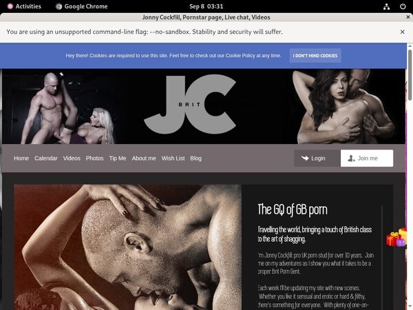 Jonnycockfill.modelcentro.com Percent Off
