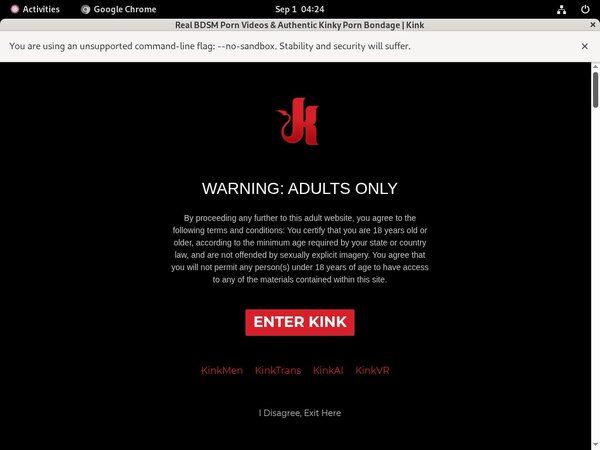 Kink Unlimited Account Info
