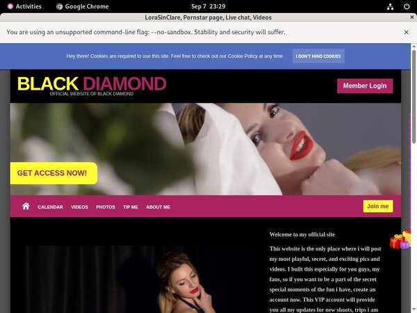 Lorasinclare.modelcentro.com Web