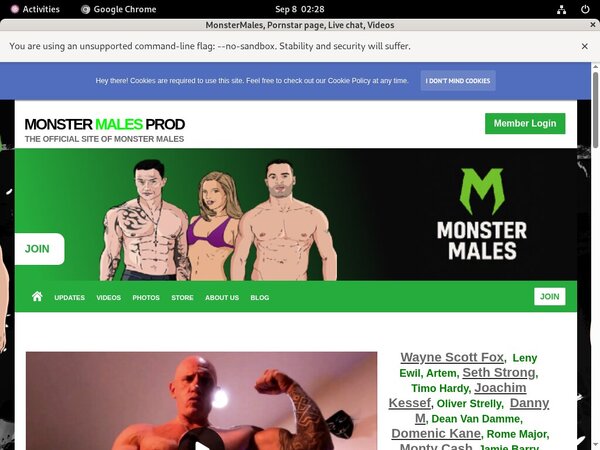 MonsterMales Account 2014