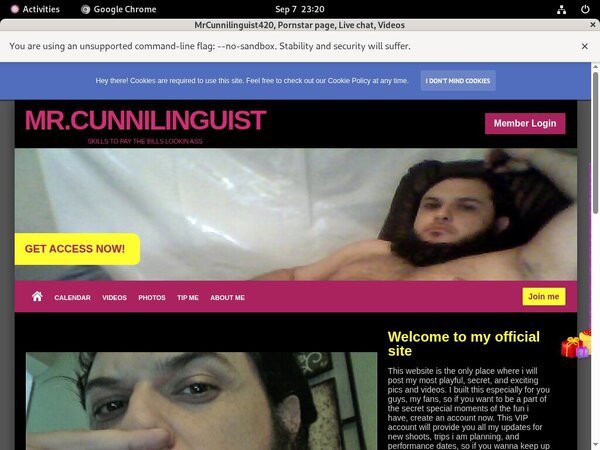 MrCunnilinguist420 Account Passwords