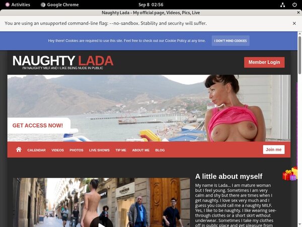 Naughty-lada Vendo Page