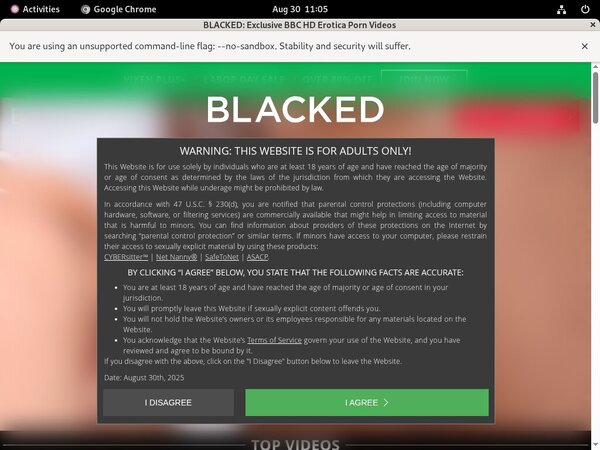 New Blacked Passwords