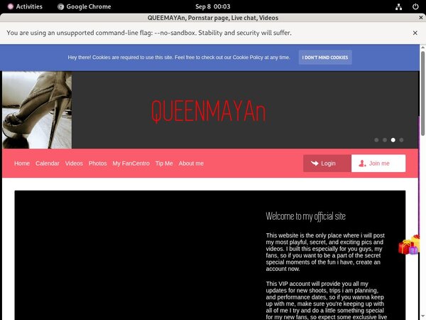 New Queenmayan.modelcentro.com Password