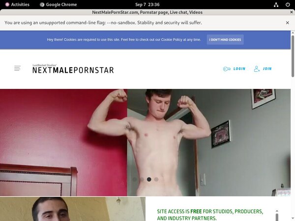 Nextmalepornstar.com Free Trial Membership