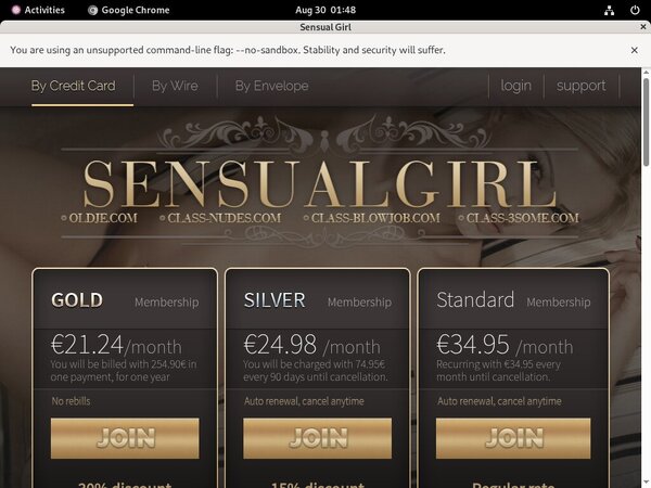 Sensual Girl With Directpay
