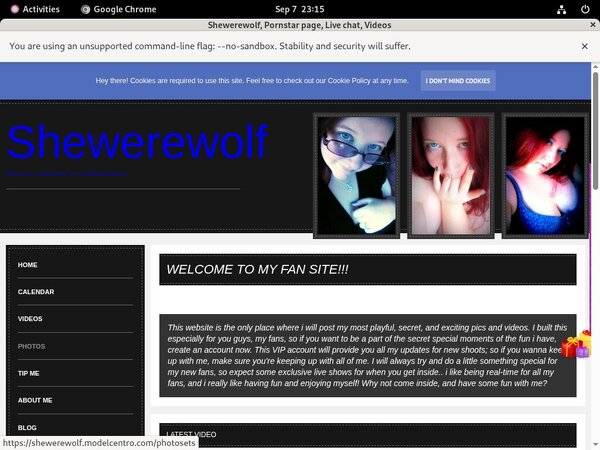 Shewerewolf.modelcentro.com With IBAN / BIC