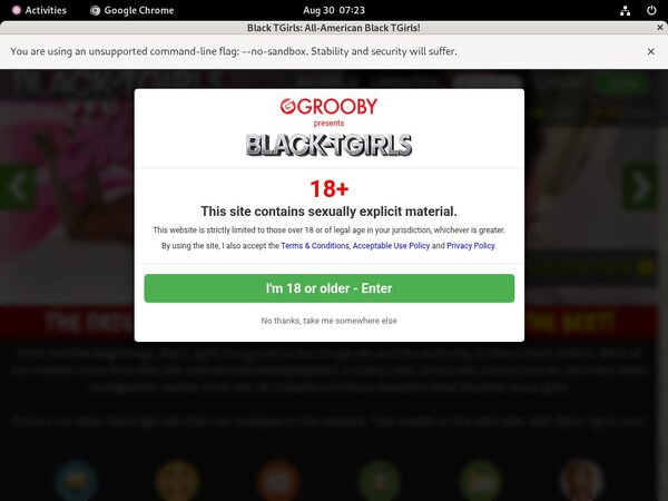 TGirls Black Discount