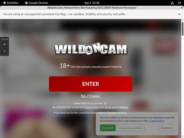 Wild On Cam Trial Option