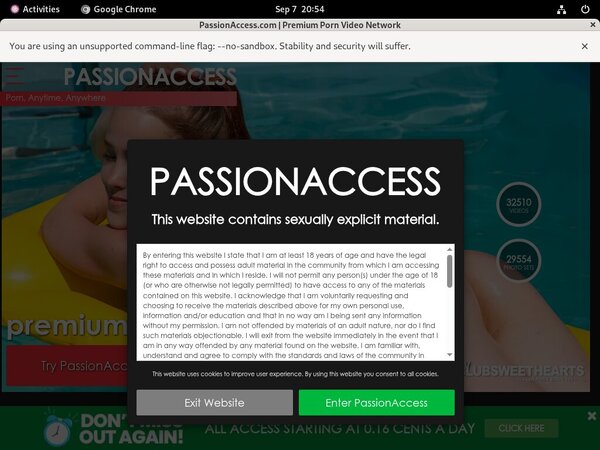 Passwords For Passion Access